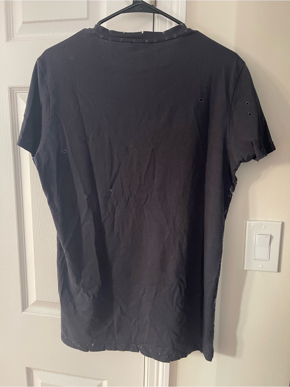 Men’s Balmain graphic distressed galaxy tee, size Medium - Picture 6 of 7